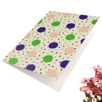 Greeting Card-Colourful Polka Dot Design | Pattern 2